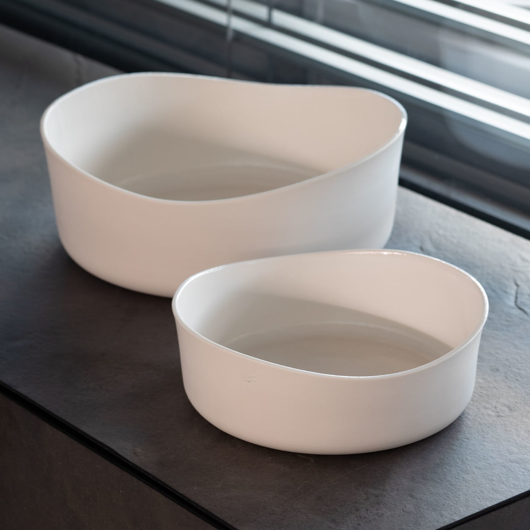 Carmen White Porcelain Bowl - Alternative view 2