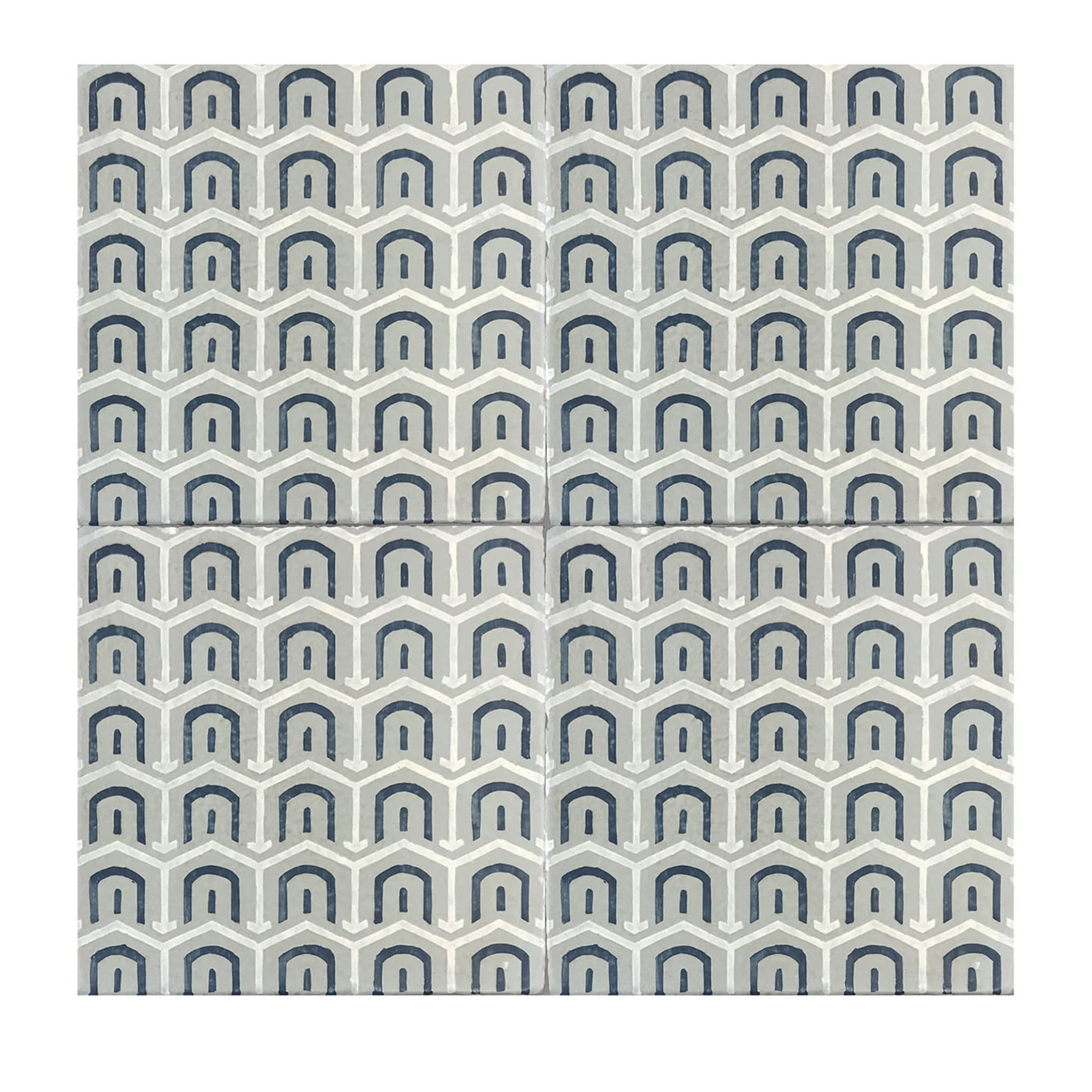 Daamè Set di 25 piastrelle quadrate grigie #2 - Vista principale