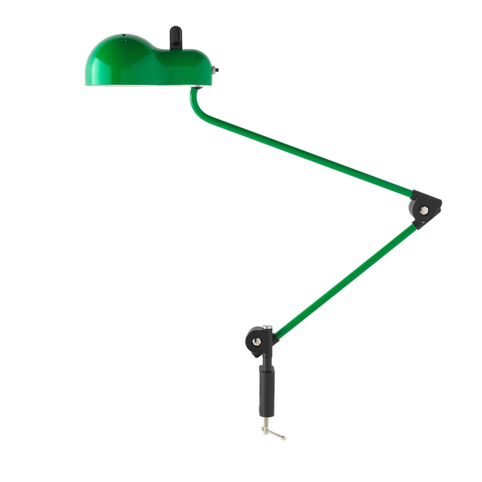 Topo Green Table Lamp With Screw Clamp - Main view