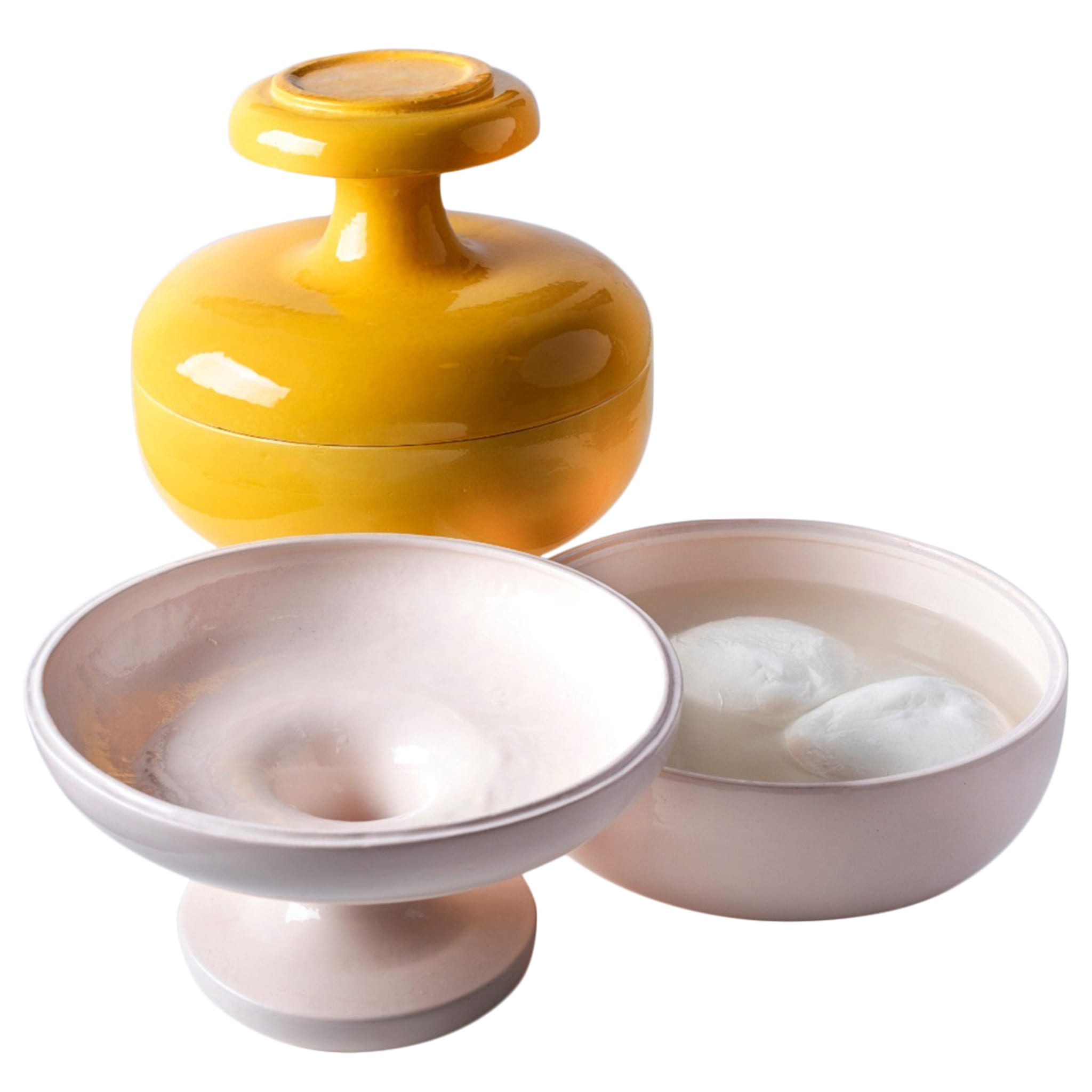 Pyxis white container and serving dish - Alternative view 5