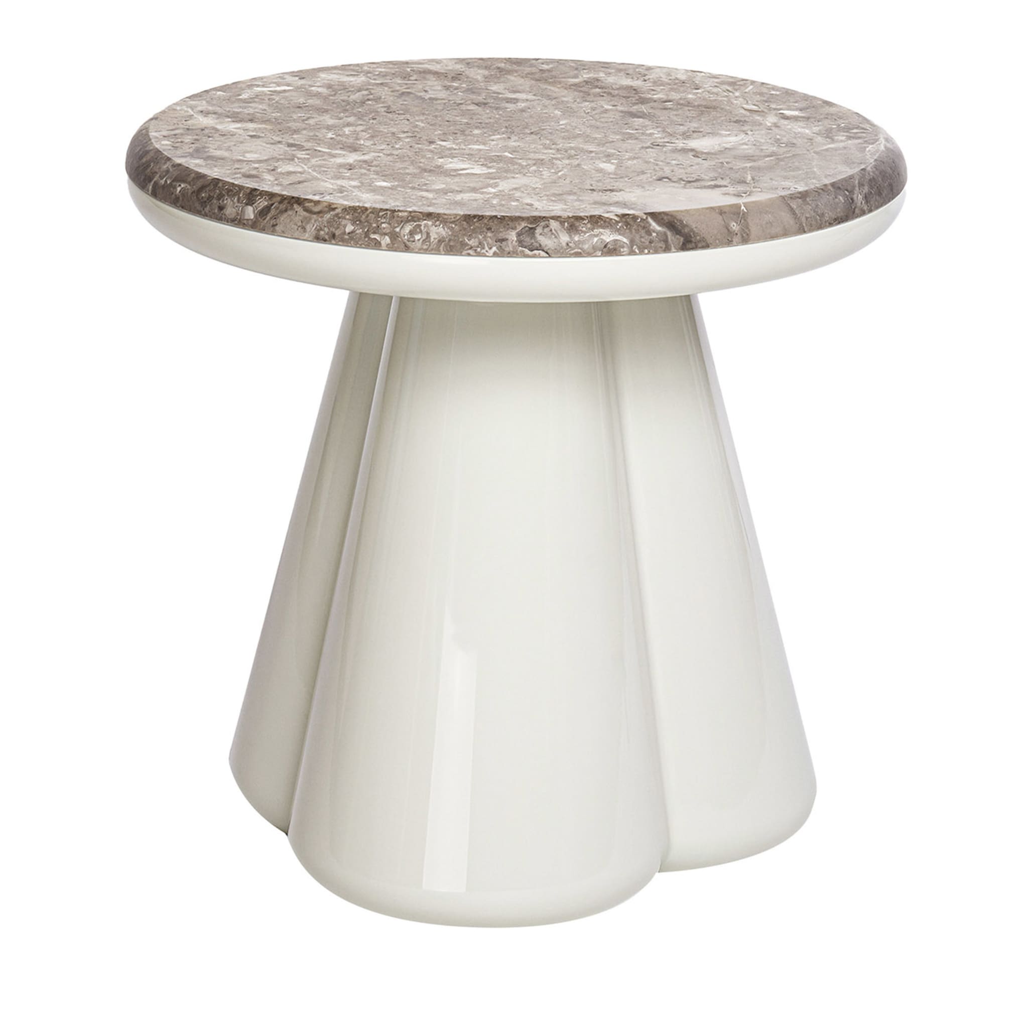 Table d'appoint blanche Anodo #1 - Vue principale