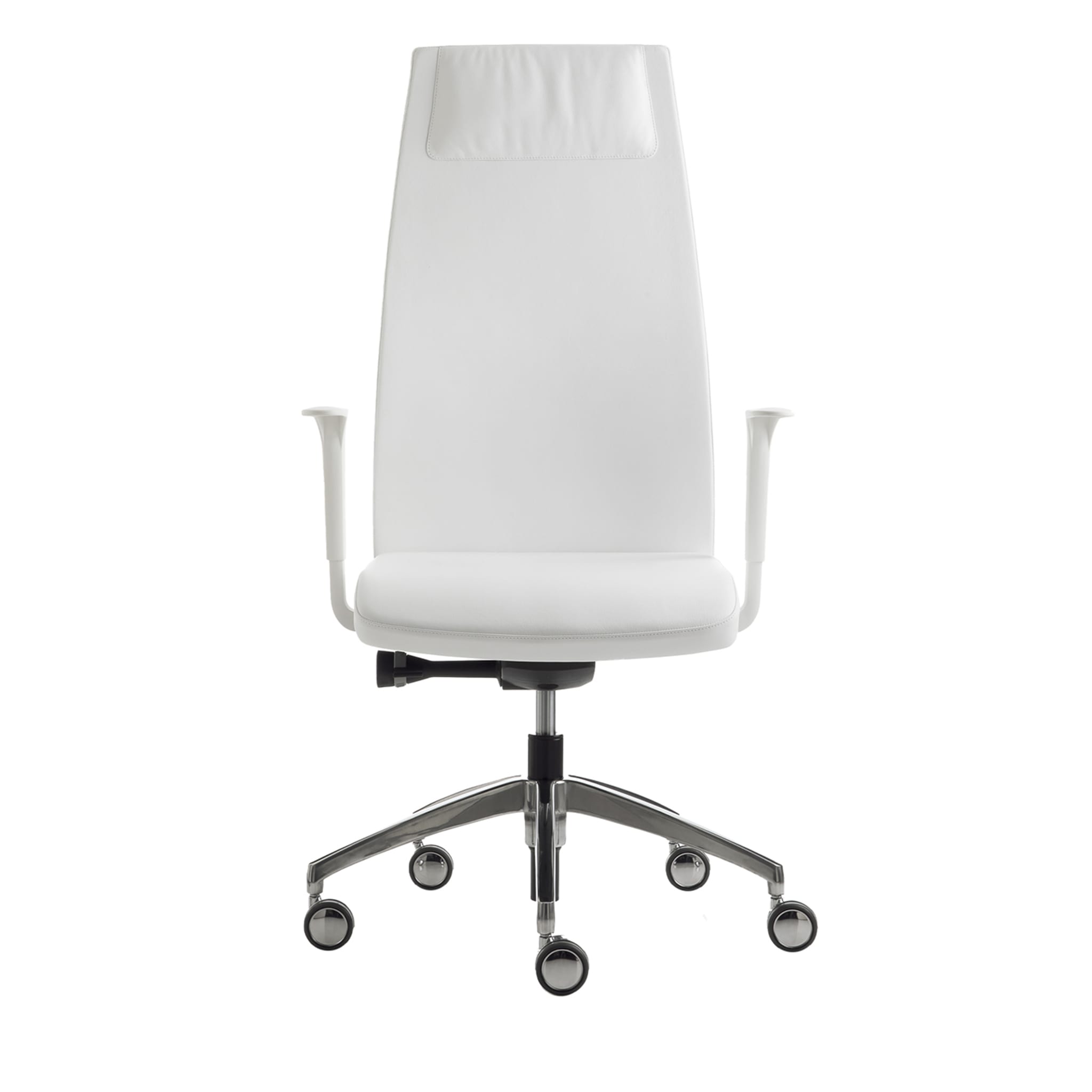 SmartOffice White Swivel Chair - Main view
