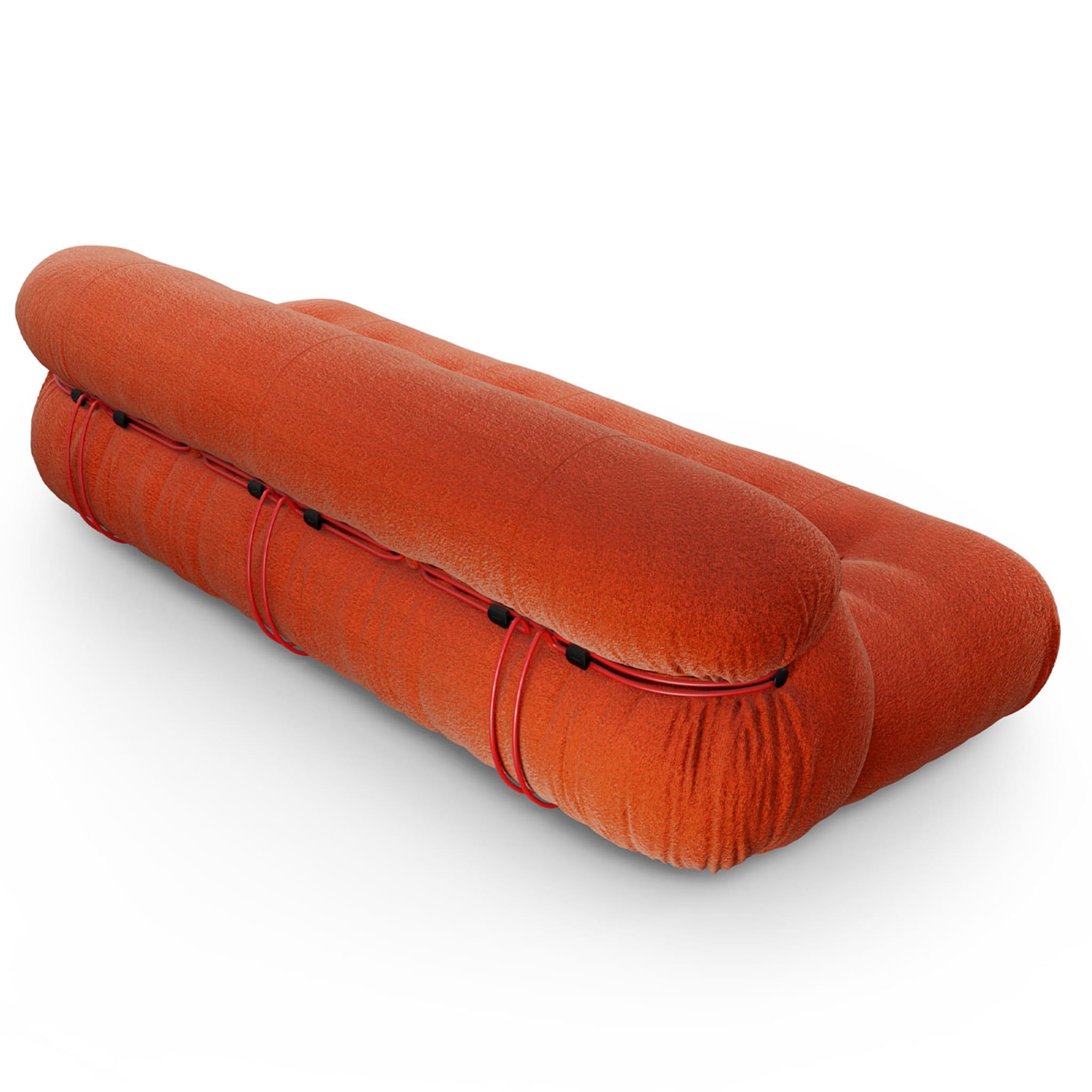 Soriana 3-Seater Orange Sofa by Afra & Tobia Scarpa - Alternative view 1