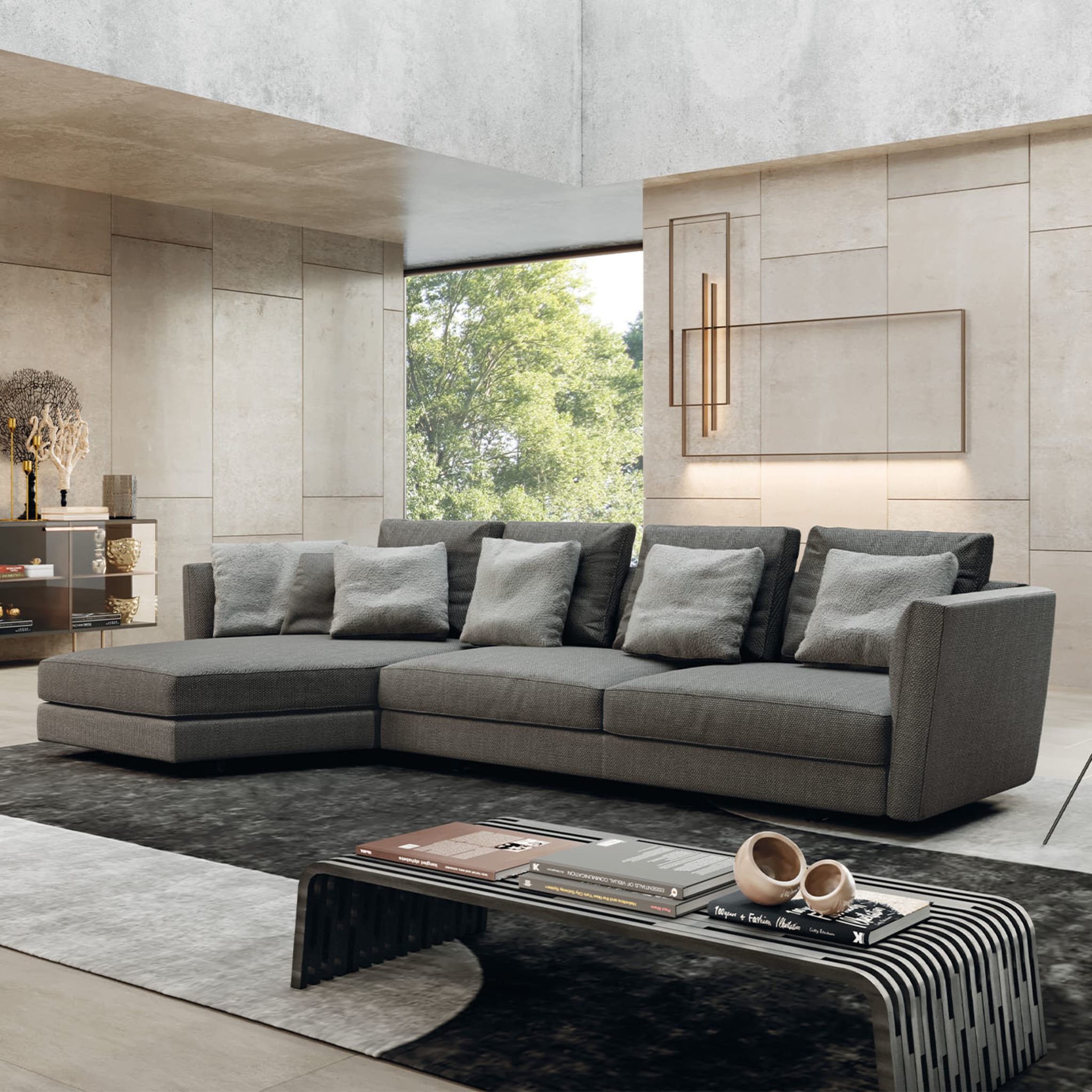 Ester Large Modular Sofa by Norberto Delfinetti - Vue alternative 1