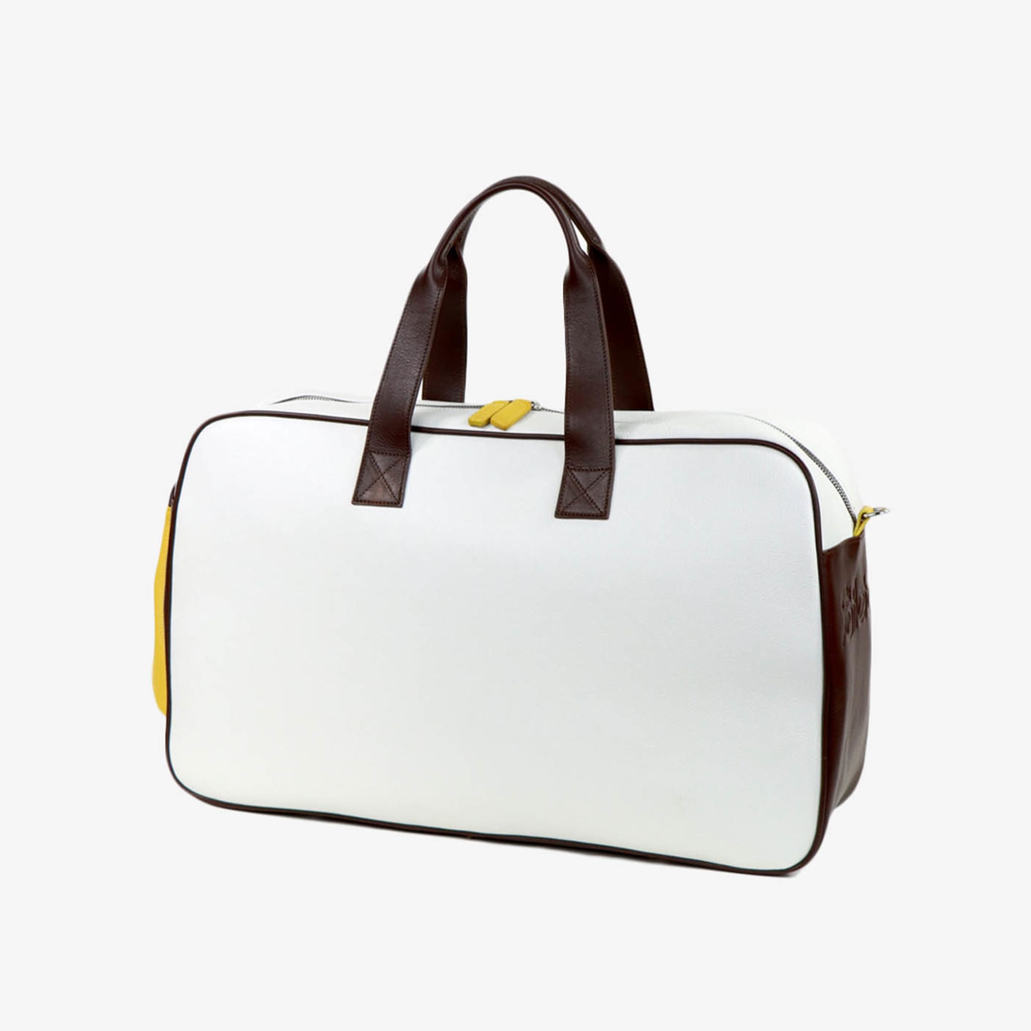 Sport White/Yellow/Brown Duffle Bag - Alternative view 3