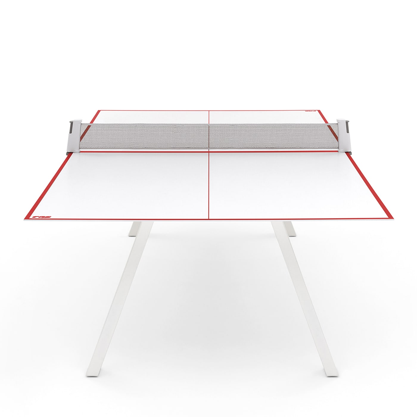 Grasshopper Outdoor White Ping Pong Table by Basaglia + Rota Nodari - Fas Pendezza