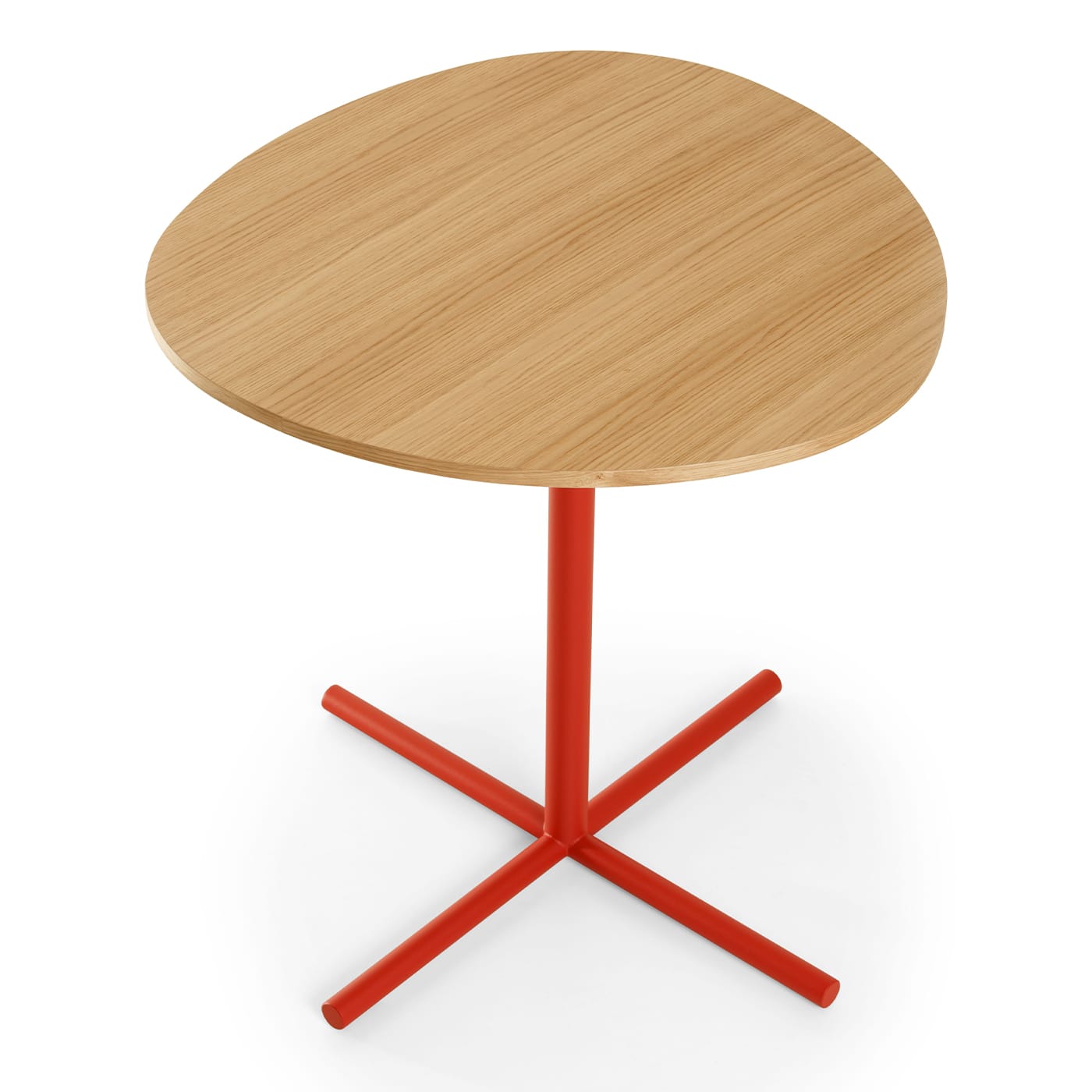 Notable Red Accent Table  - True