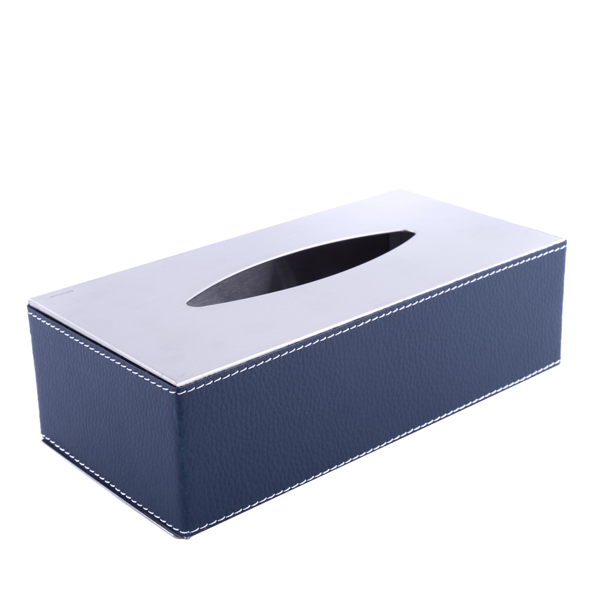 Porta Kleenex rectangular azul