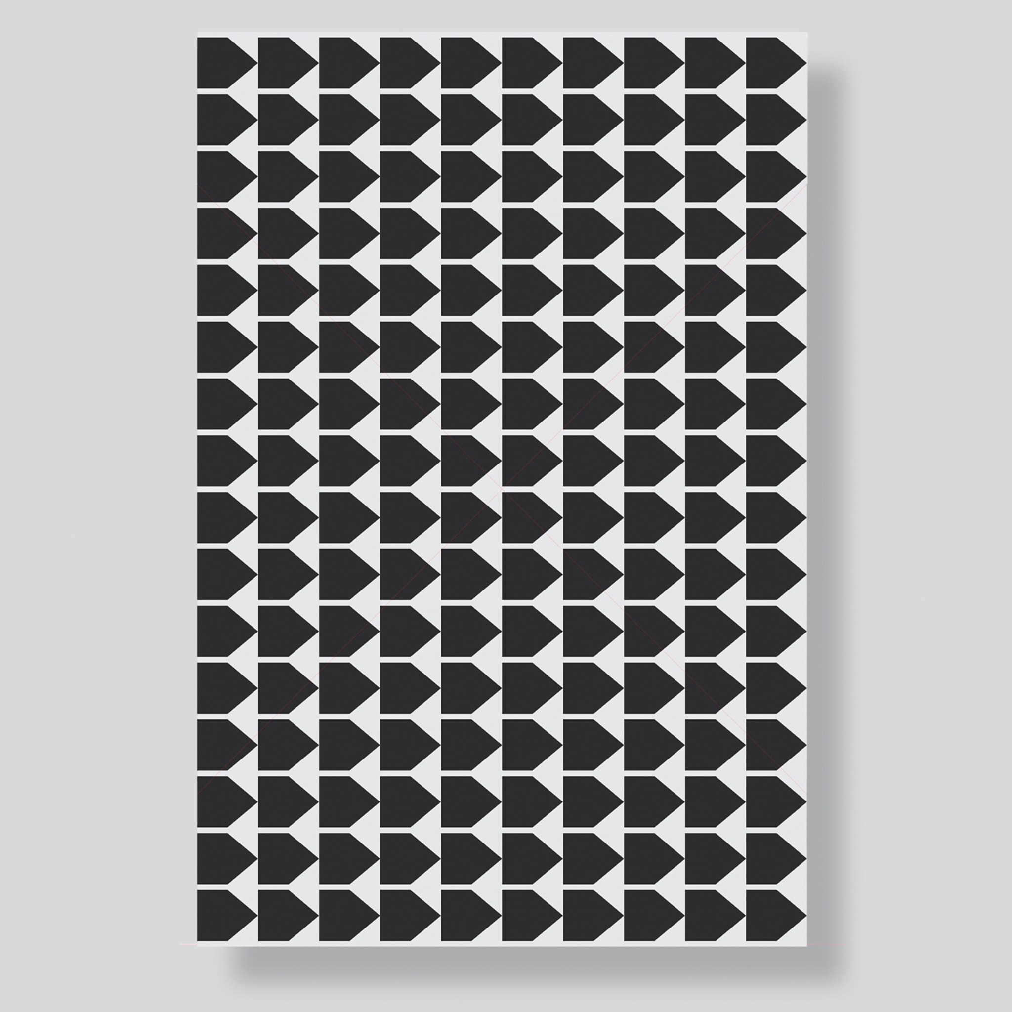 Archetipo Black/White Blanket by Makeyourhome + Walter Terruso - Alternative view 3