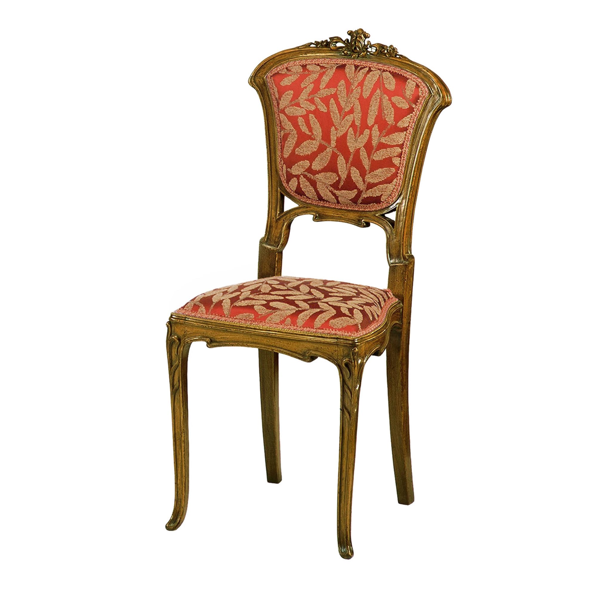Chaise italienne Liberty rouge - Vue principale