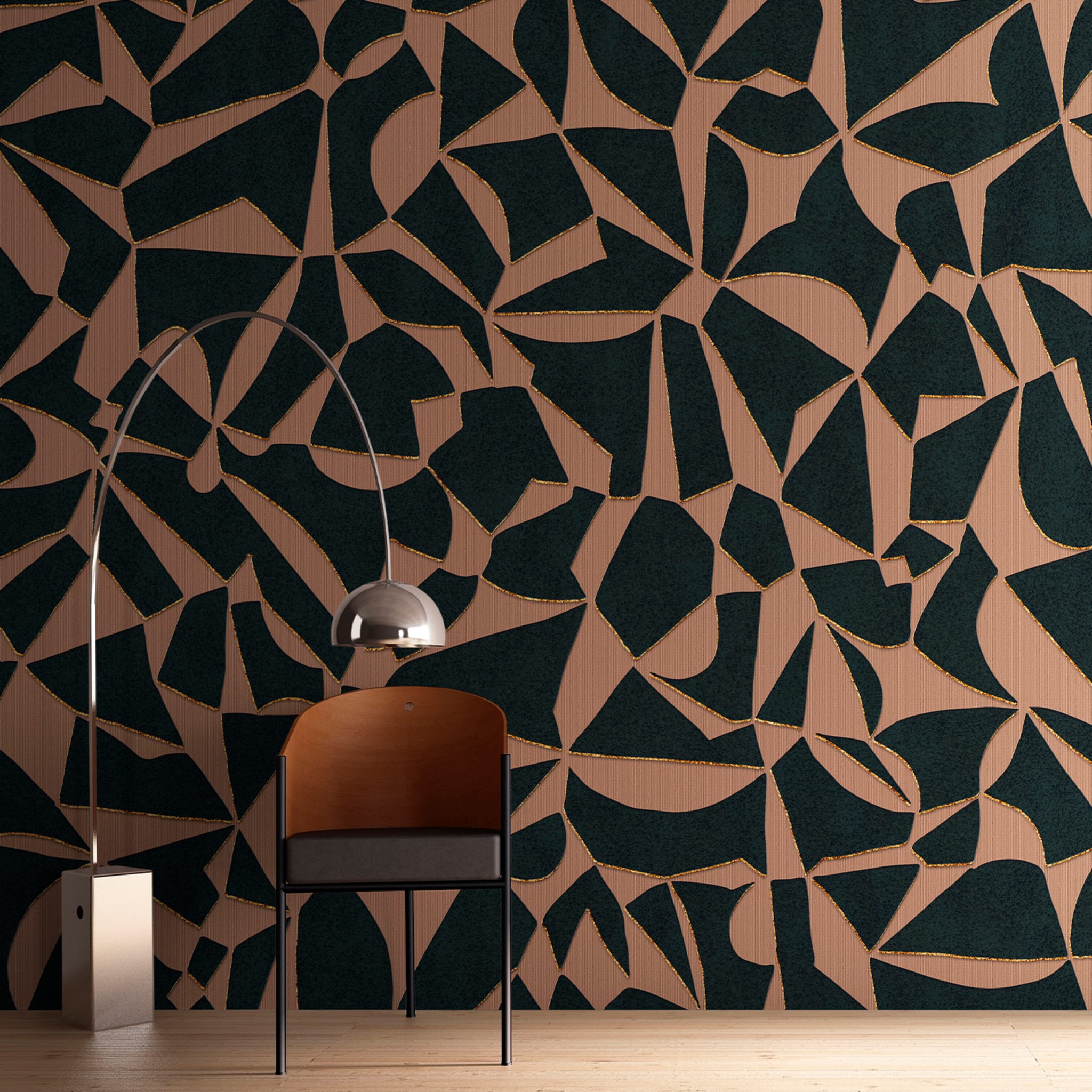 Geometric Season 1 Textured Wallpaper - Alternative view 1