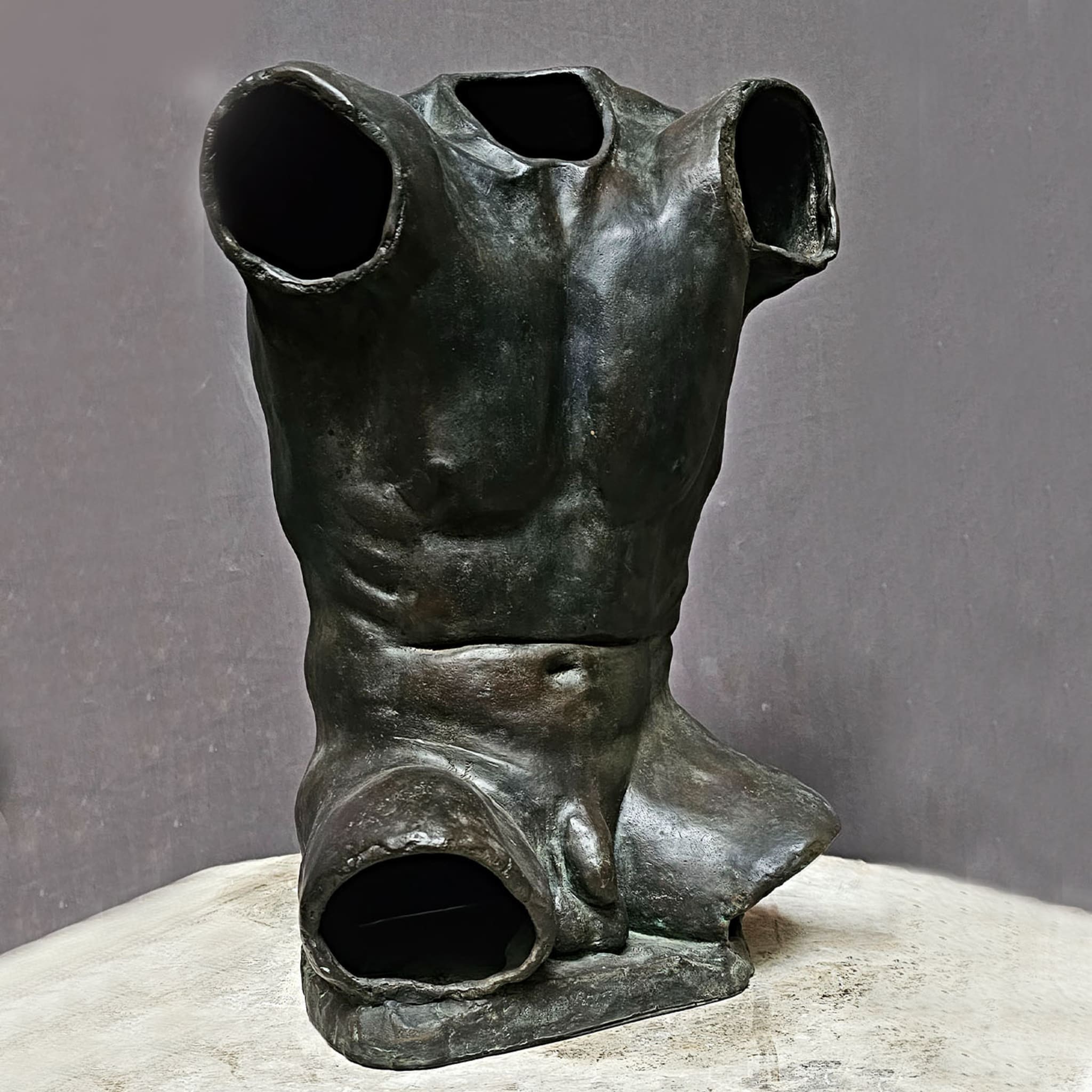 Alan Torso Bronze Sculpture - Alternative view 3