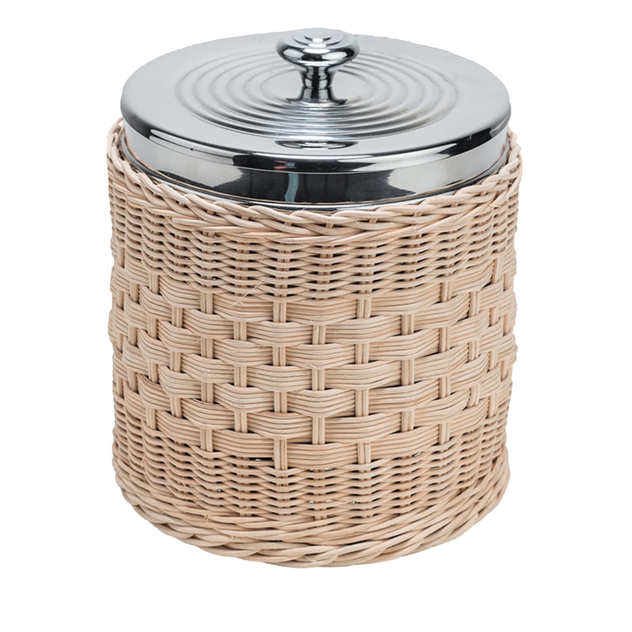 Iris Wicker Basket with Stainless Steel Ice Container - Main view