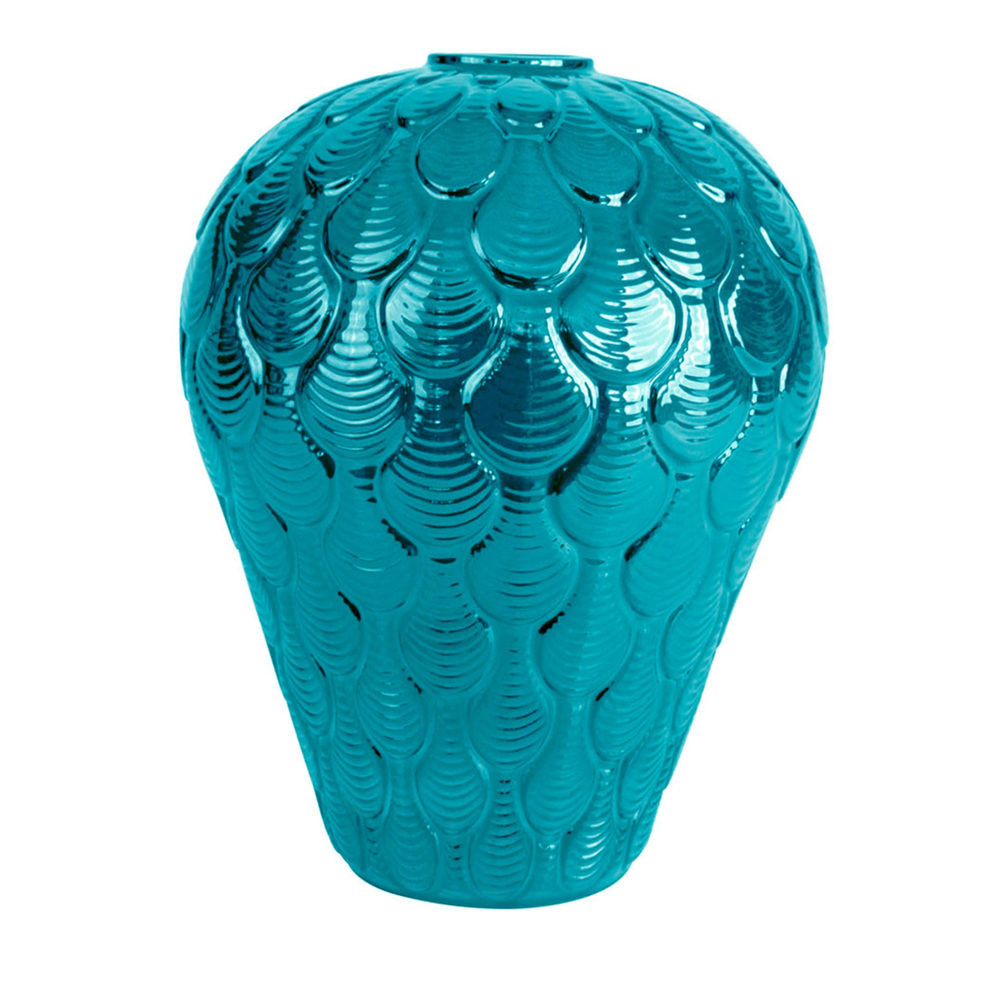 LARGE COQUILLE VASE - BLUE - Main view
