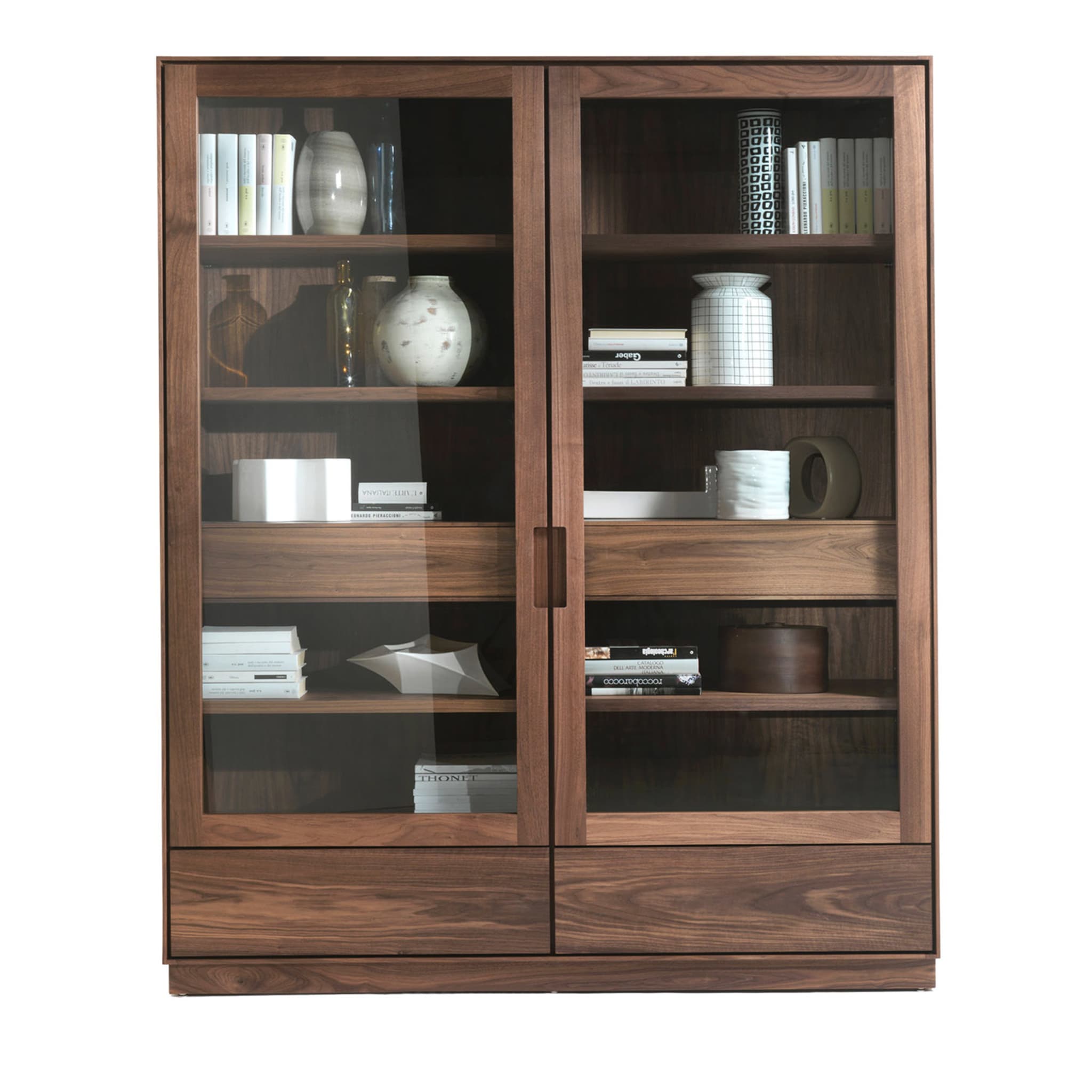 Colonia 2013 2-Door Walnut Cabinet by C.R. & S. Riva 1920 - Main view