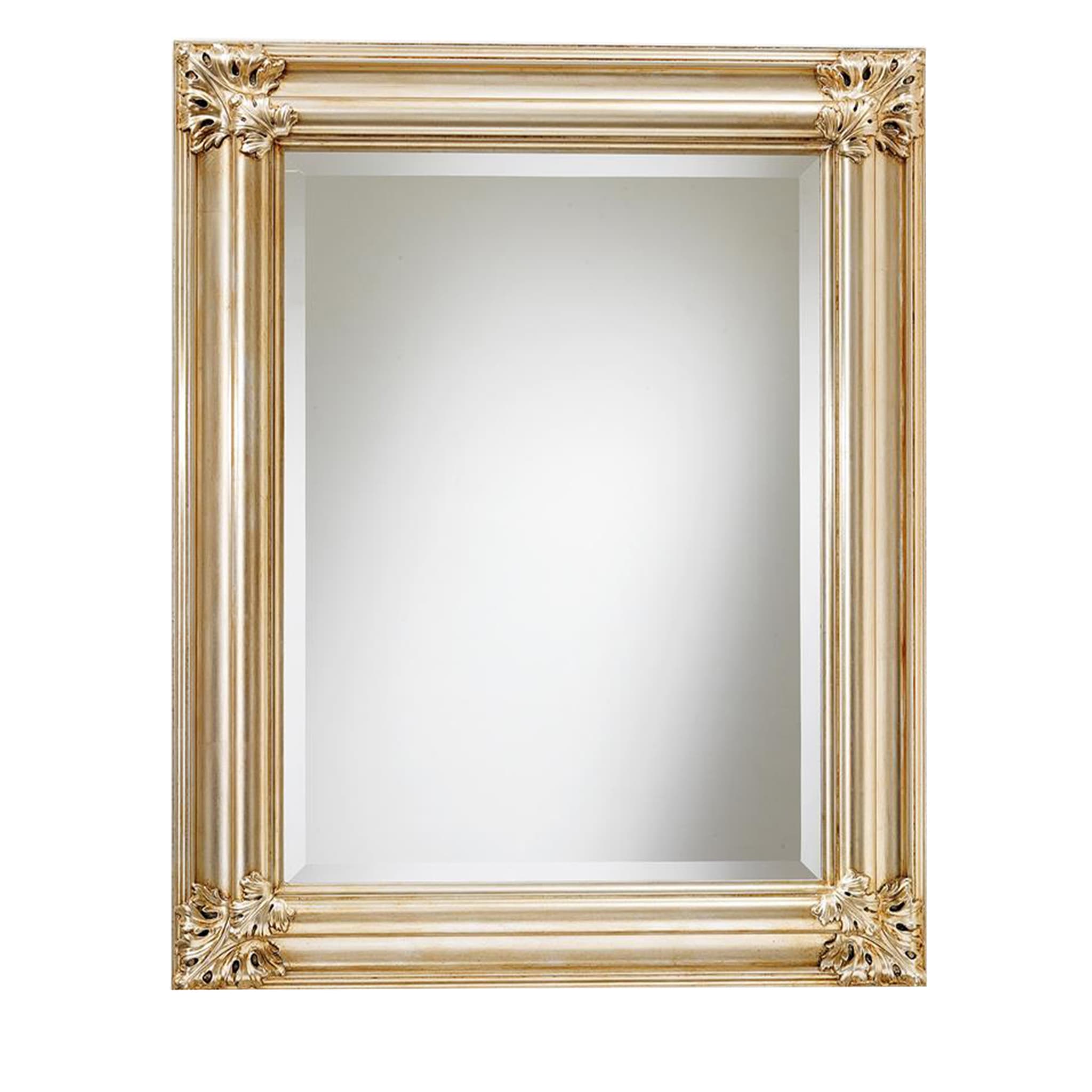 Dorotea Classic-Style Champagne Silver Leaf Wall Mirror - Main view