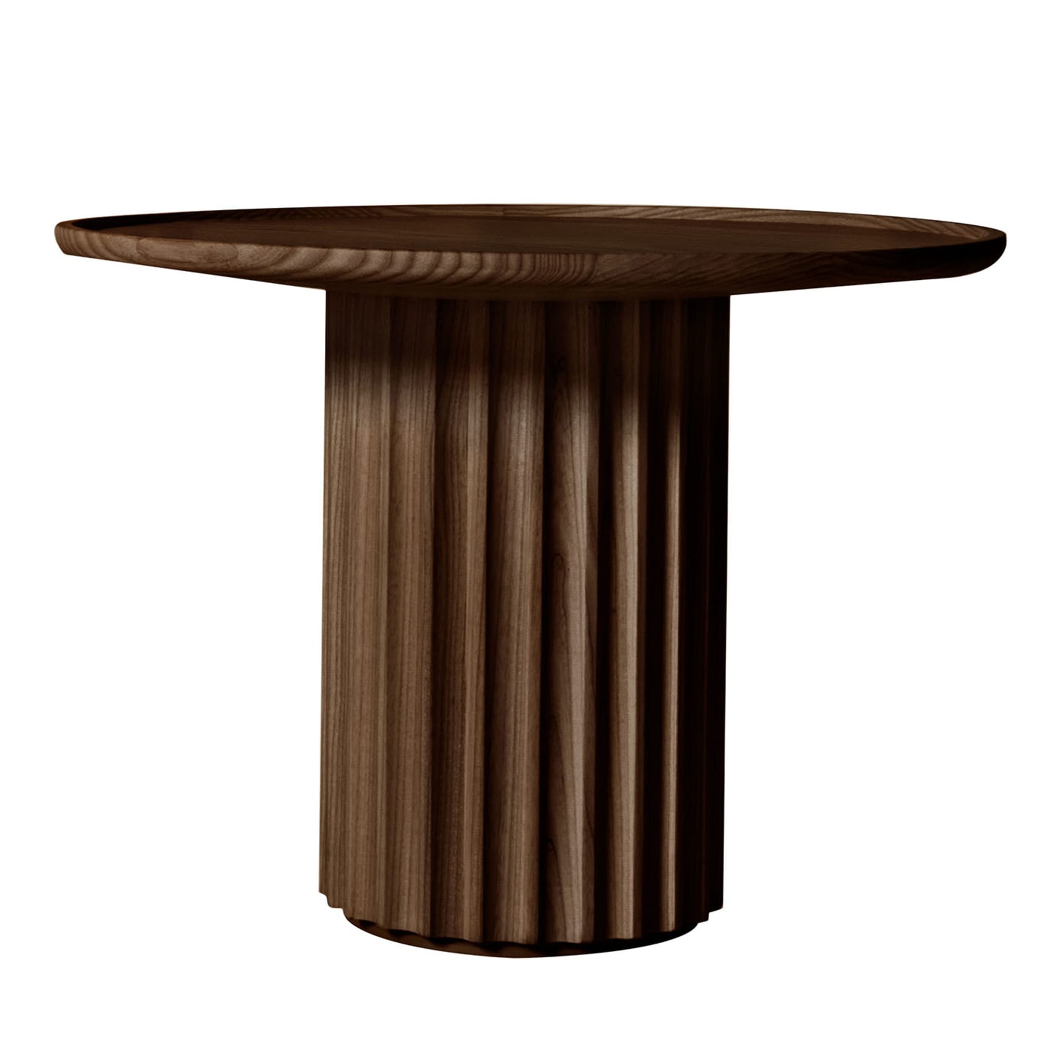 Tavolino Capitello in frassino marrone - Vista principale