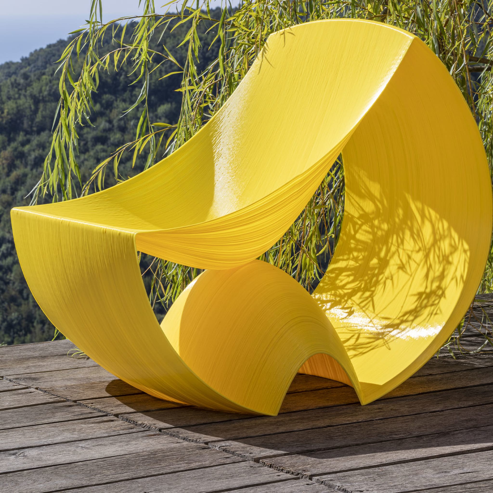 Capri Yellow Lounge Chair - Alternative view 2