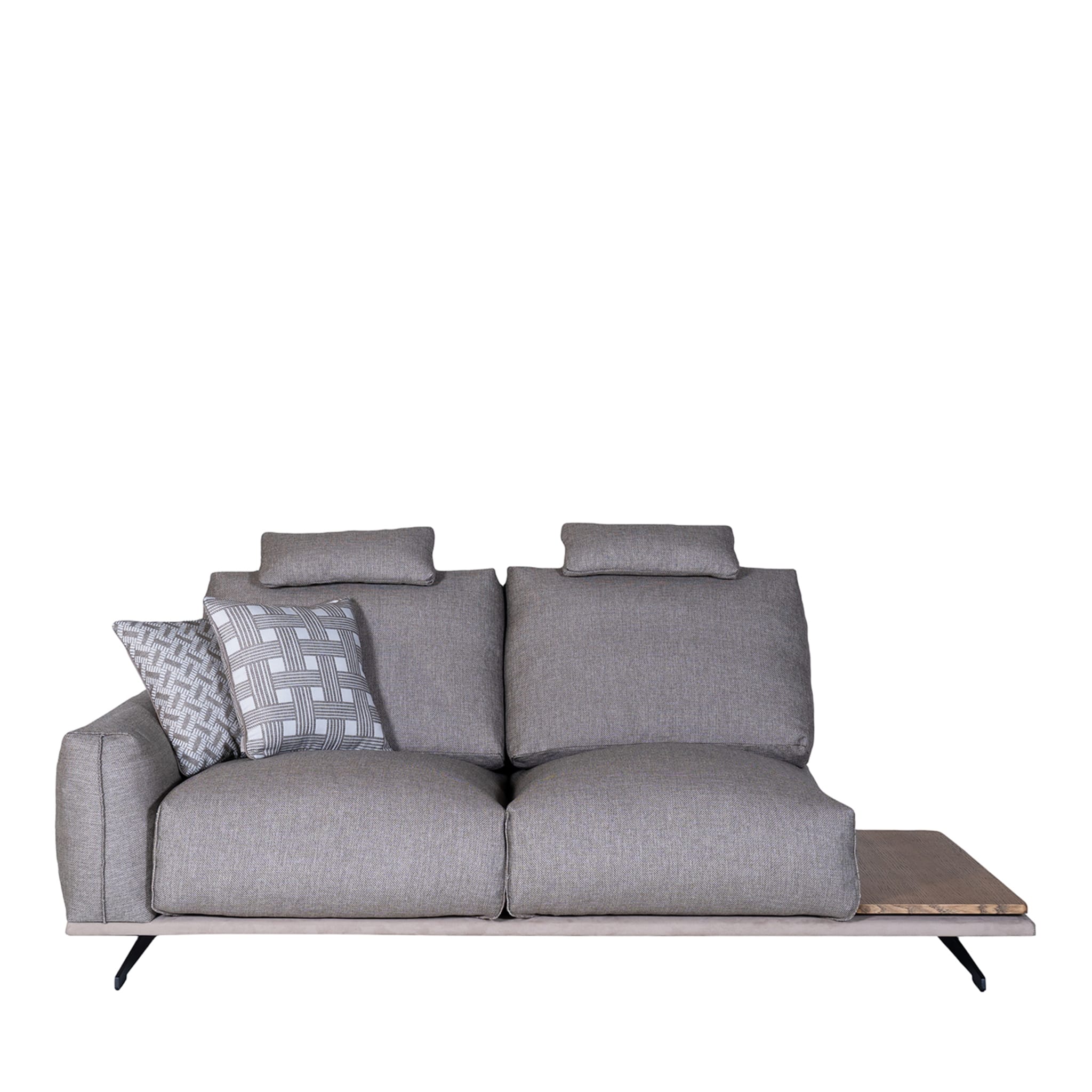 Boboli Gray Sofa with Side Table by Marco & Giulio Mantellassi  - Main view