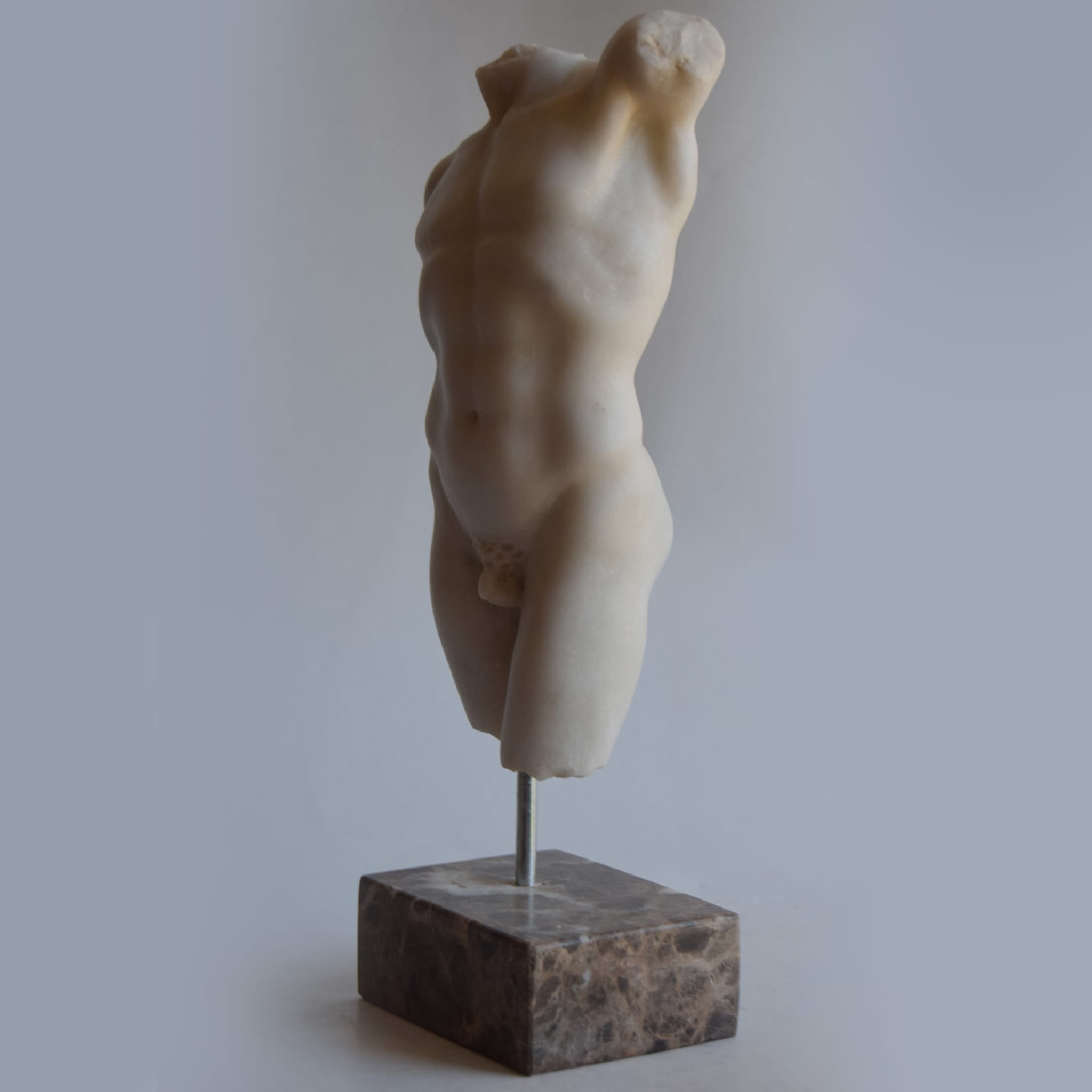 Small Marble Male Torso Sculpture - Alternative view 2