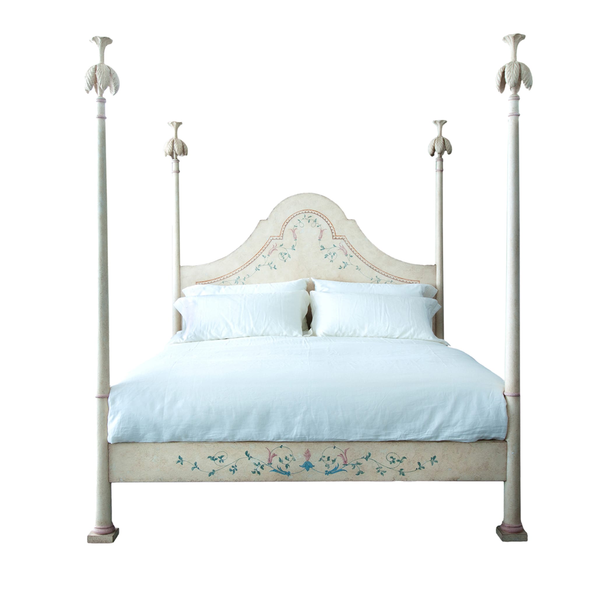 Roma Ivory King Size Bed - Vue principale