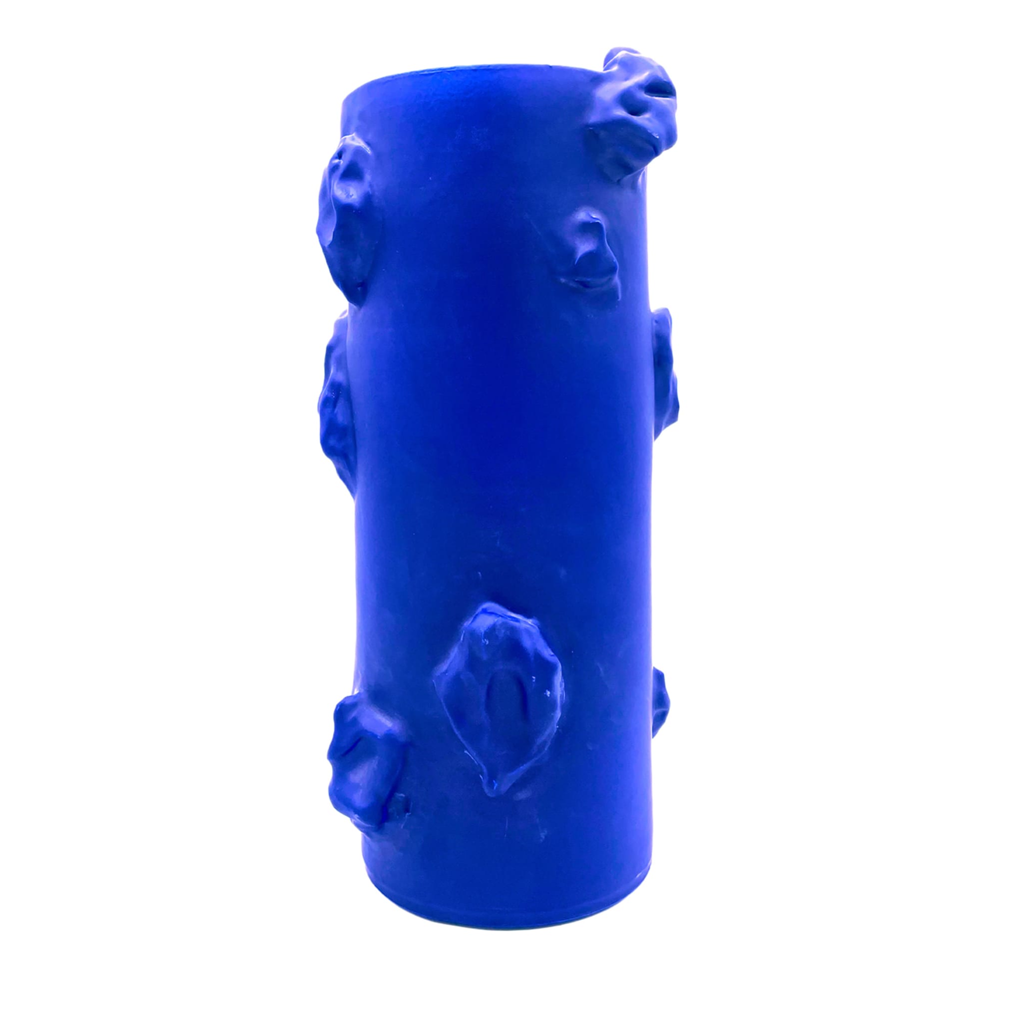 Vase cylindrique Gum Matte Deep Blue - Vue principale