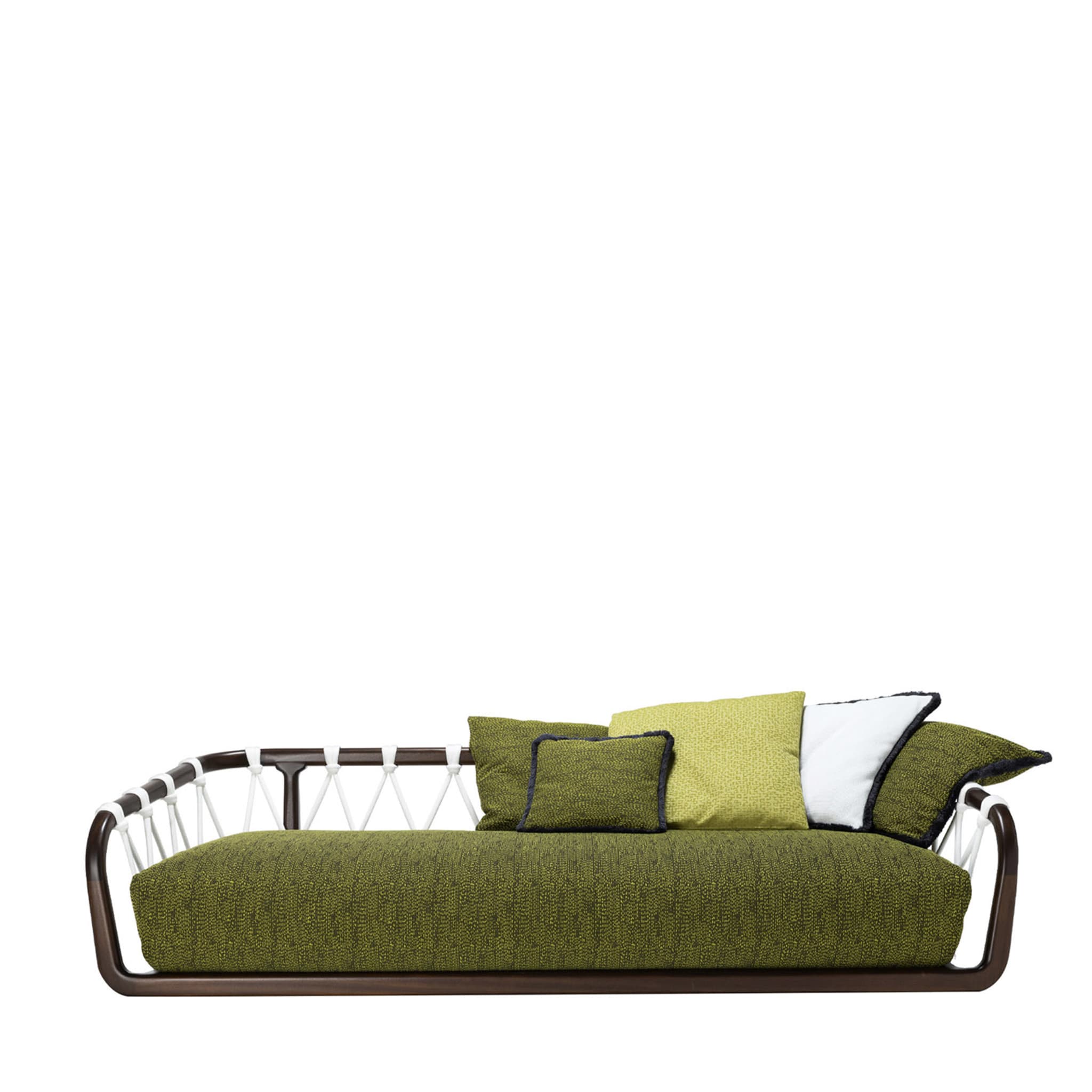 Sunset Basket Large Barrique + Green Sofa by Paola Navone - Main view