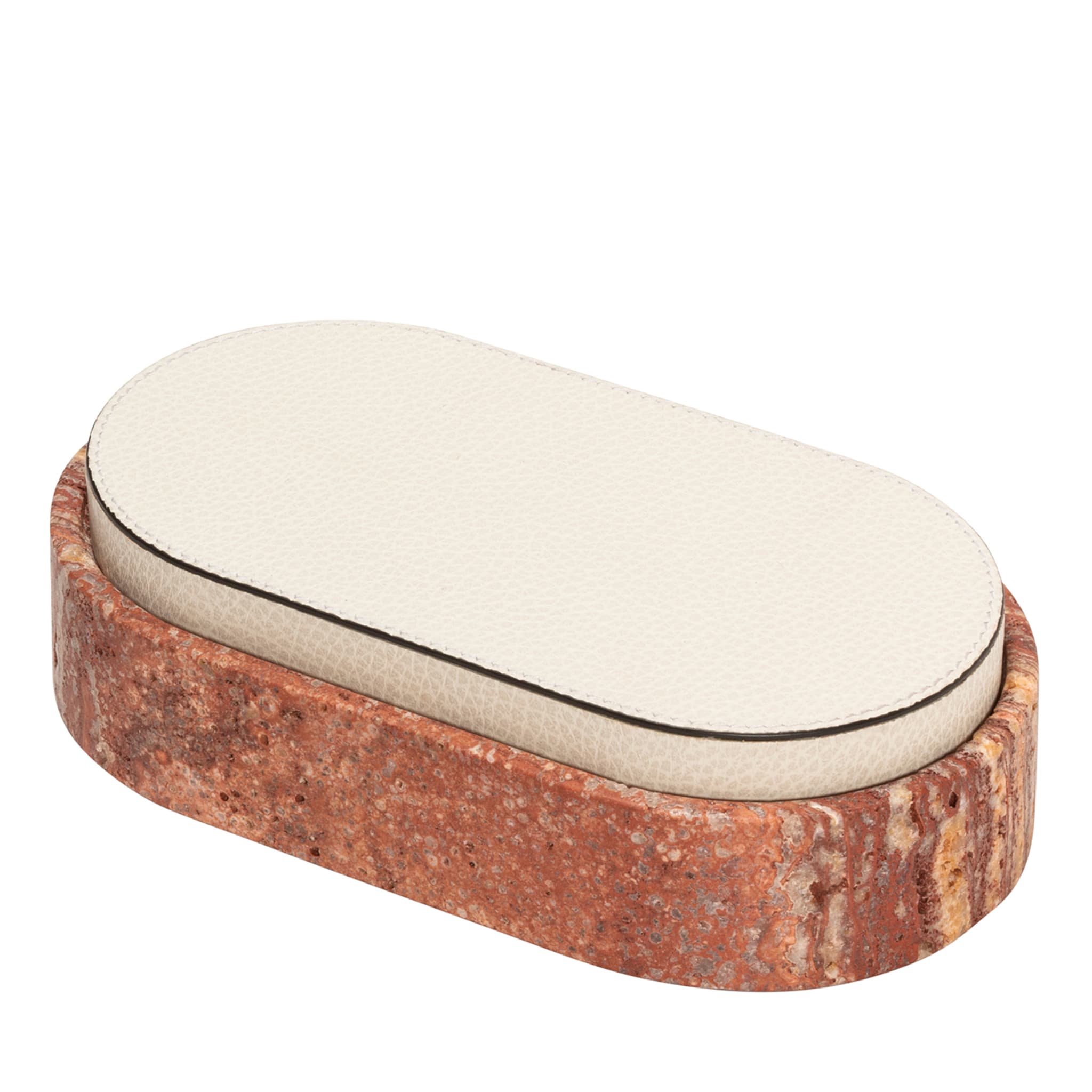 Giza Leather & Marble Small Box #1 - Main view
