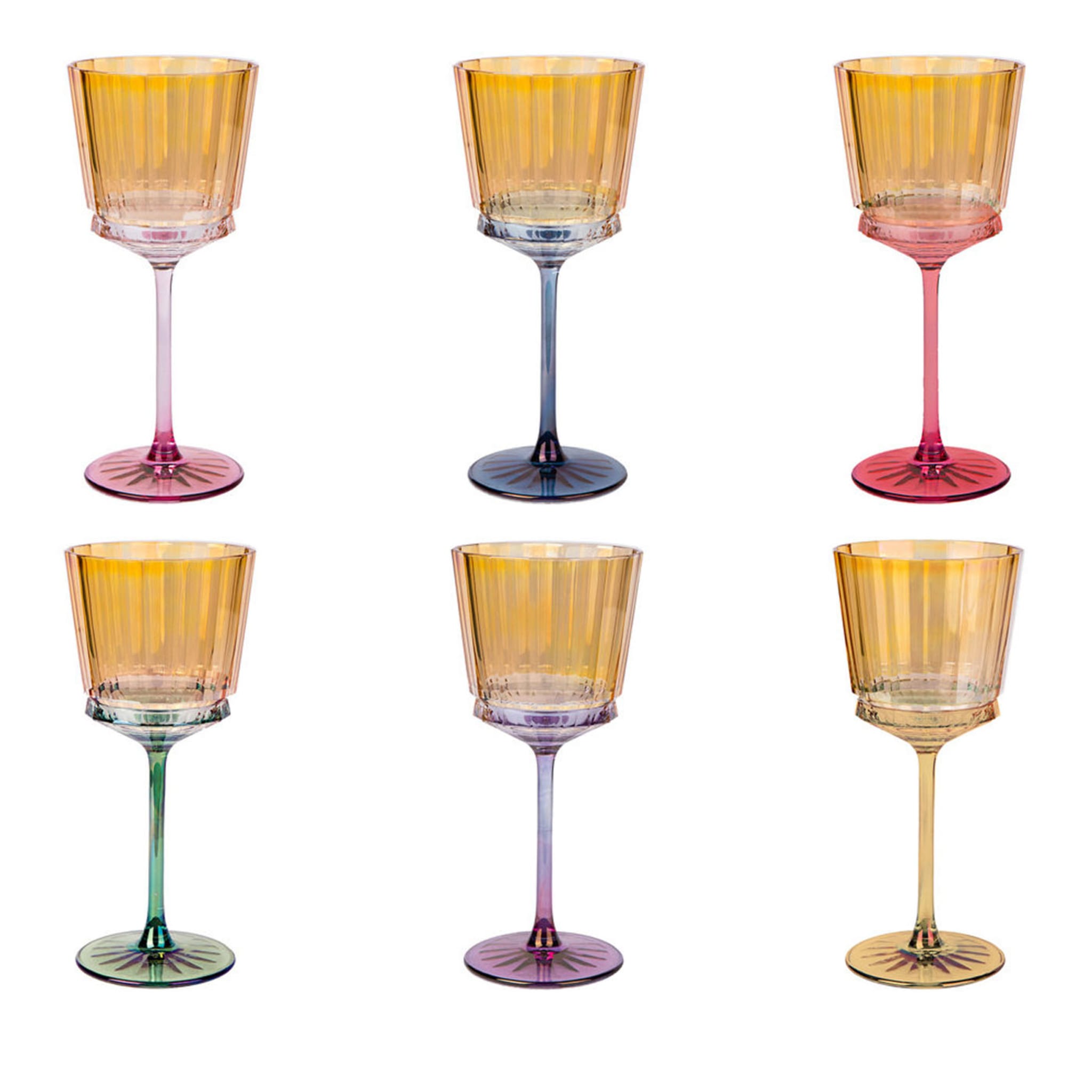 Madagascar Set of 6 Wine Glasses - Main view
