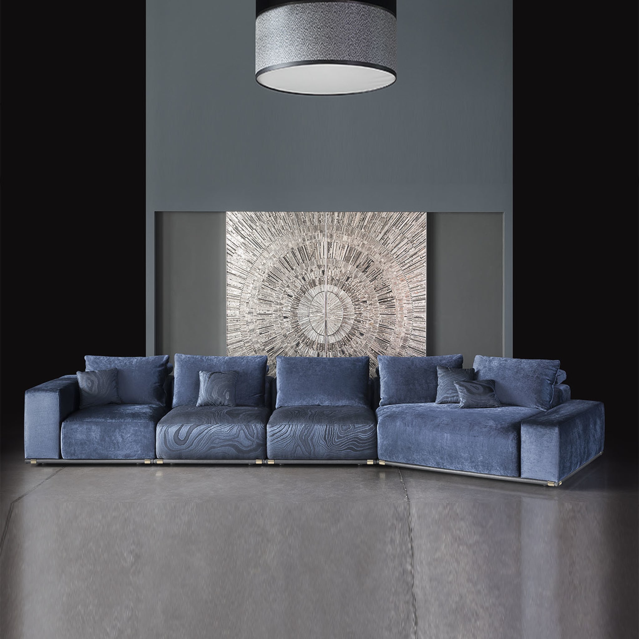 Zeno Modular Blue Sofa #2 - Alternative view 2
