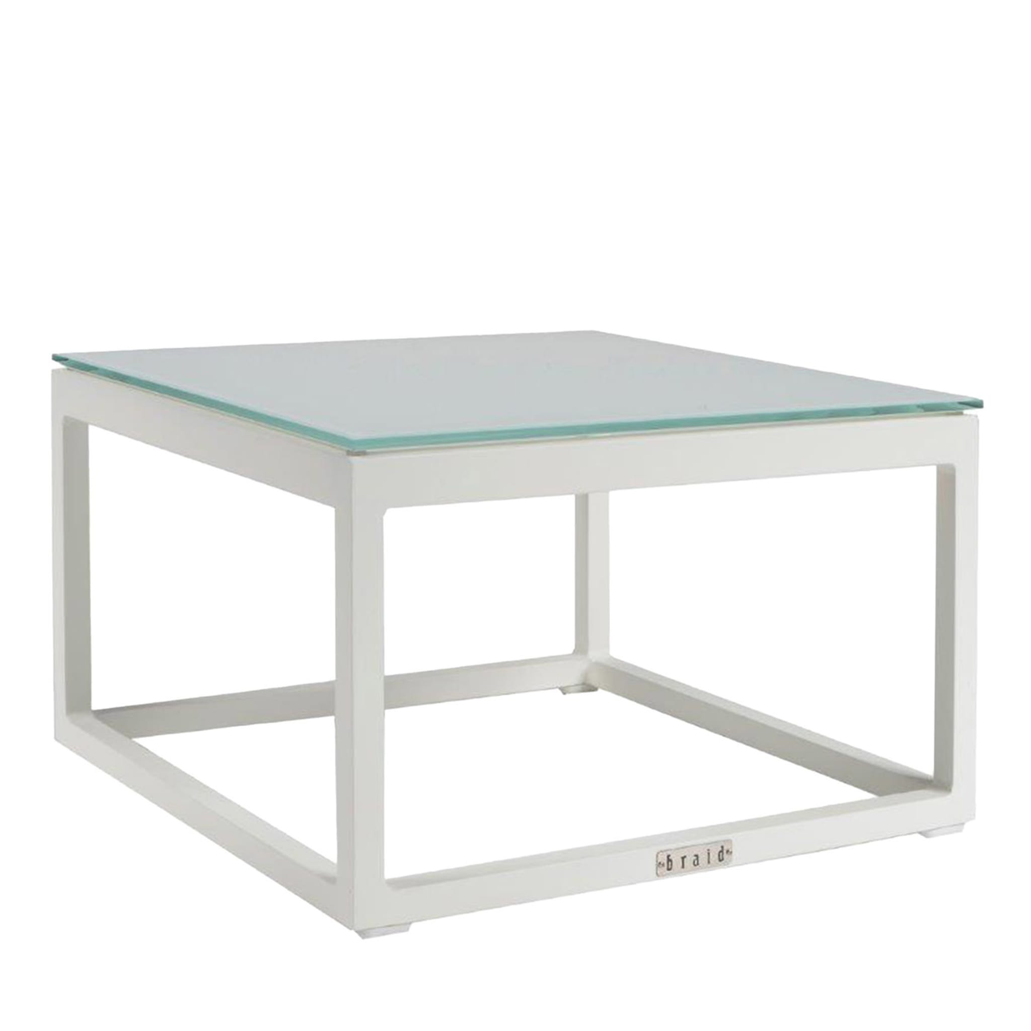 Metropolitan Square White Coffee Table by Carlo Colombo #2 - Main view