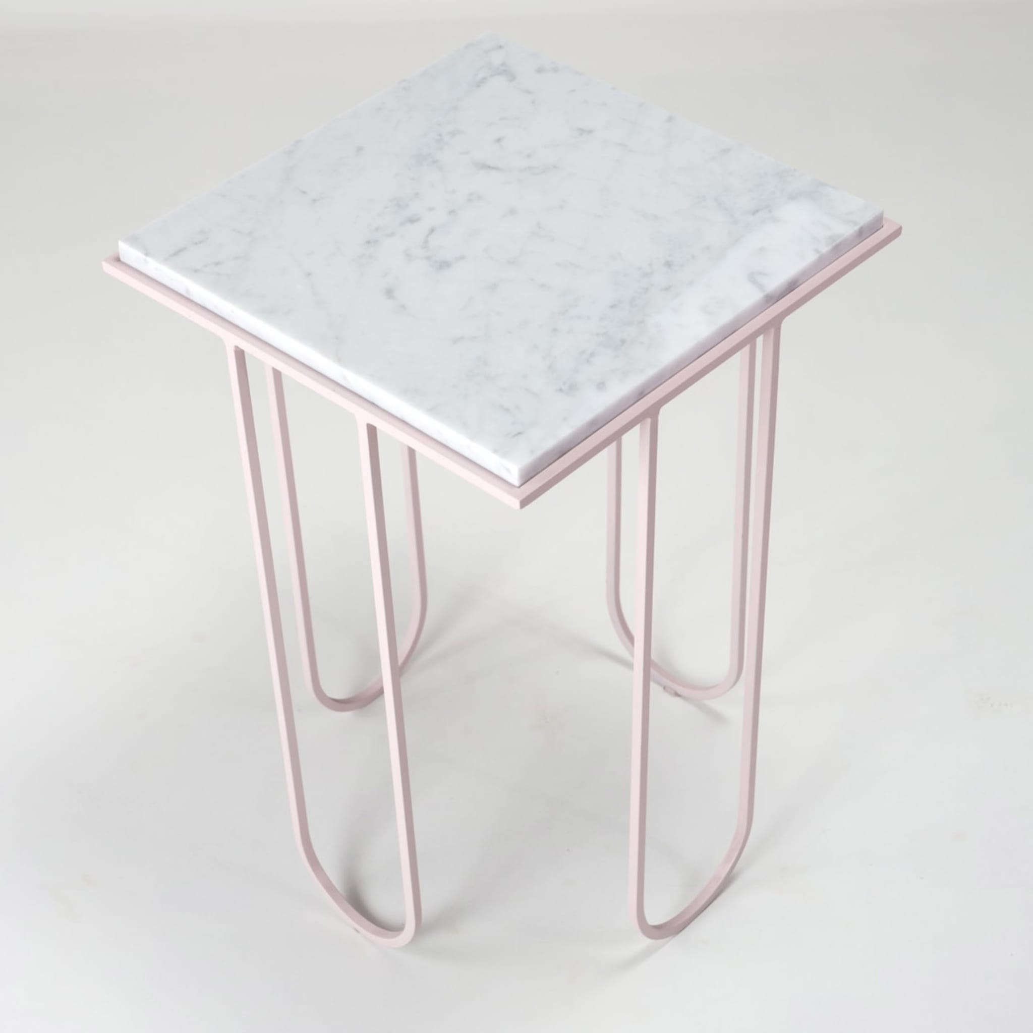 LoLa Carrara Marble Side Table - Alternative view 1
