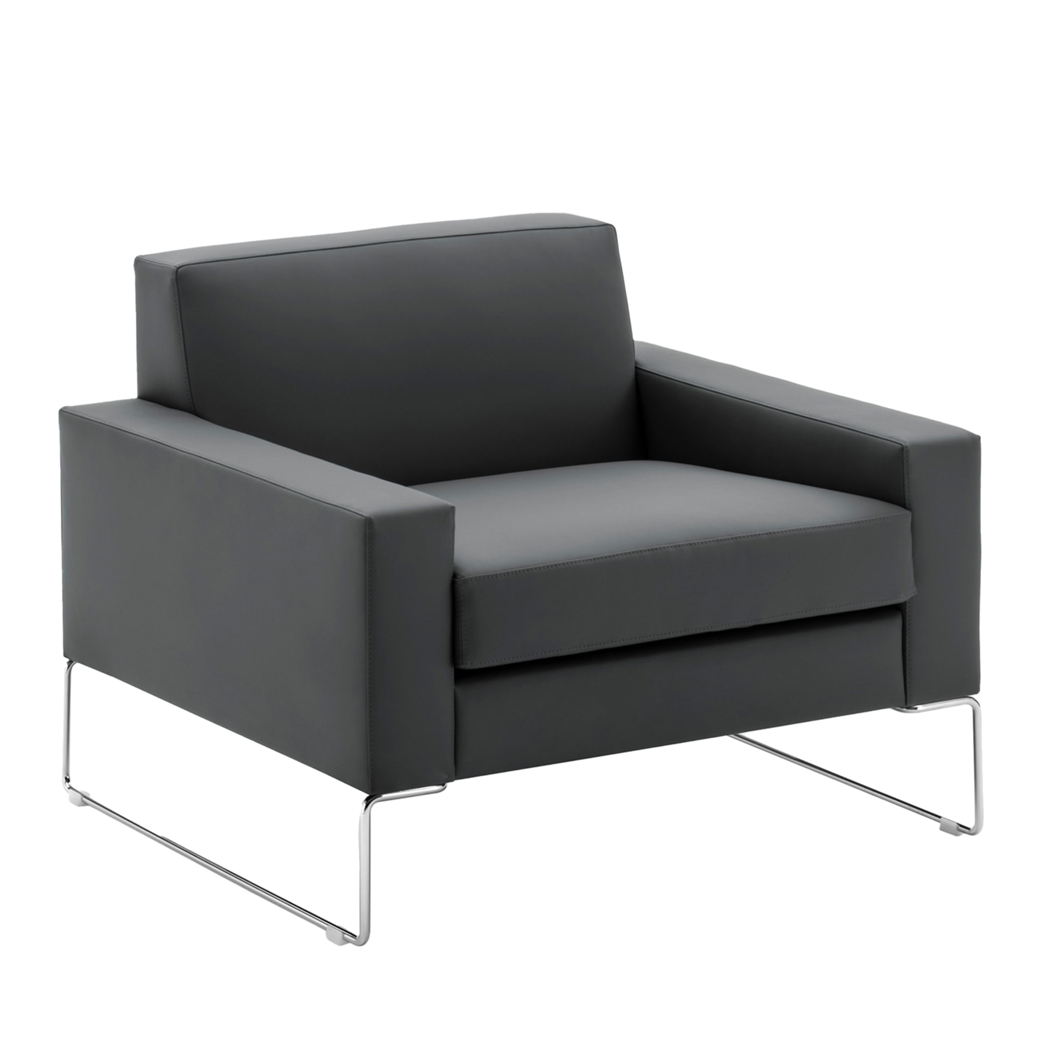 CUBIKO anthracite armchair #1 - Main view
