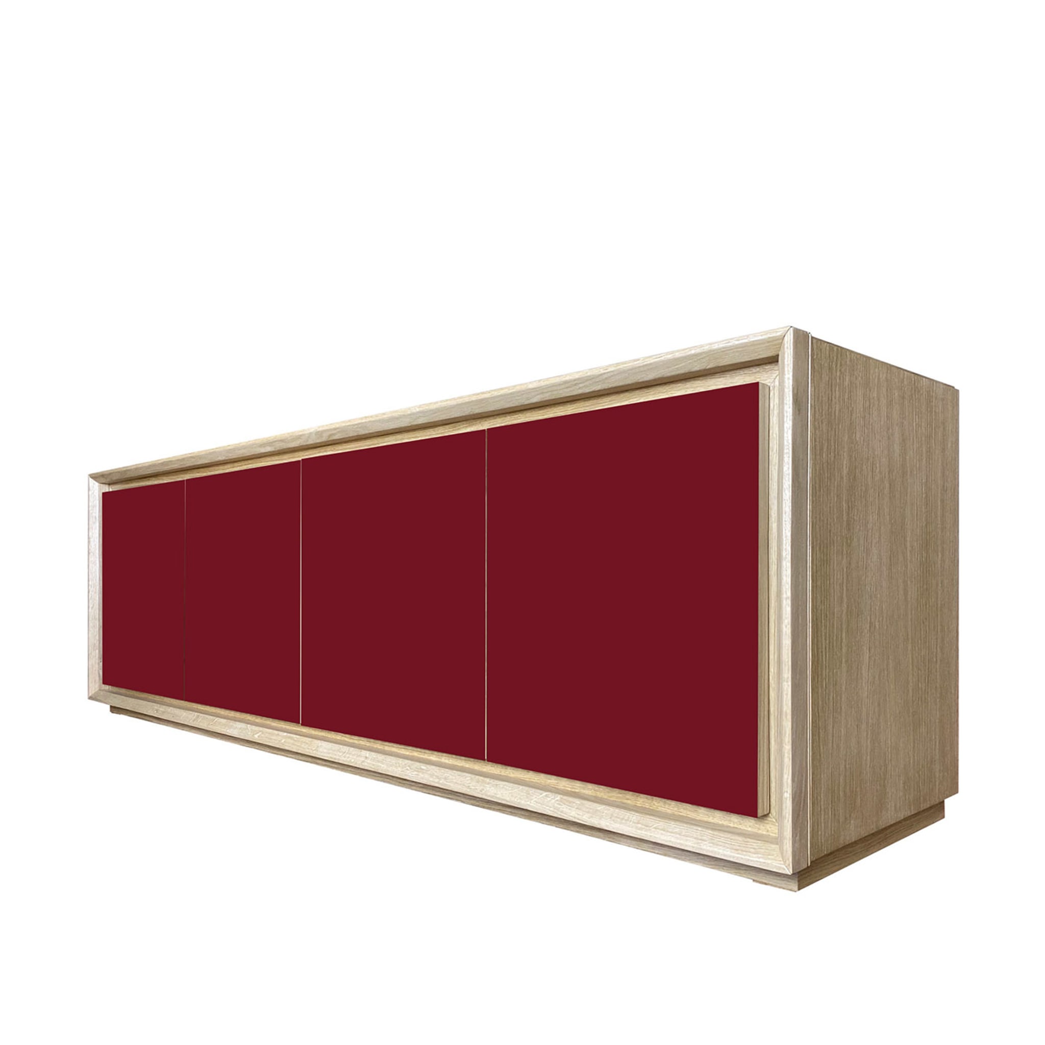 Rubino 3-türiges rubinrotes Sideboard von Mascia Meccani - Alternative Ansicht 3